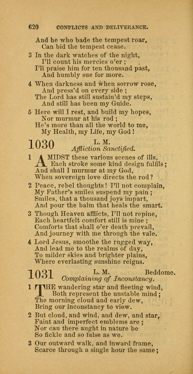 The Baptist Hymn Book: comprising a large and choice collection of psalms, hymns and spiritual songs, adapted to the faith and order of the Old School, or Primitive Baptists (2nd stereotype Ed.) page 622
