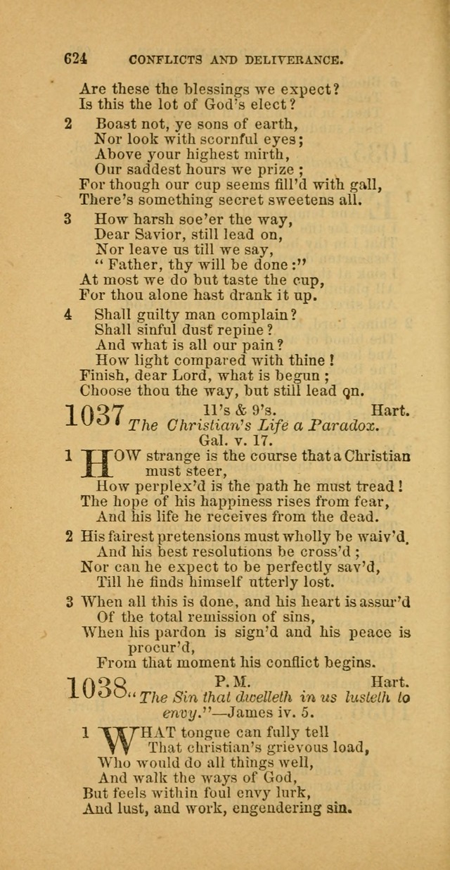 The Baptist Hymn Book: comprising a large and choice collection of psalms, hymns and spiritual songs, adapted to the faith and order of the Old School, or Primitive Baptists (2nd stereotype Ed.) page 626