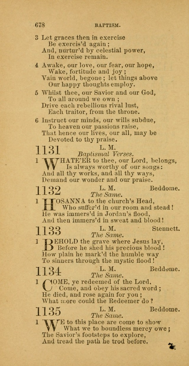 The Baptist Hymn Book: comprising a large and choice collection of psalms, hymns and spiritual songs, adapted to the faith and order of the Old School, or Primitive Baptists (2nd stereotype Ed.) page 680