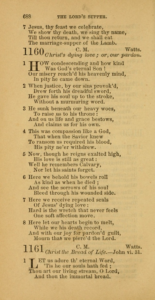 The Baptist Hymn Book: comprising a large and choice collection of psalms, hymns and spiritual songs, adapted to the faith and order of the Old School, or Primitive Baptists (2nd stereotype Ed.) page 690