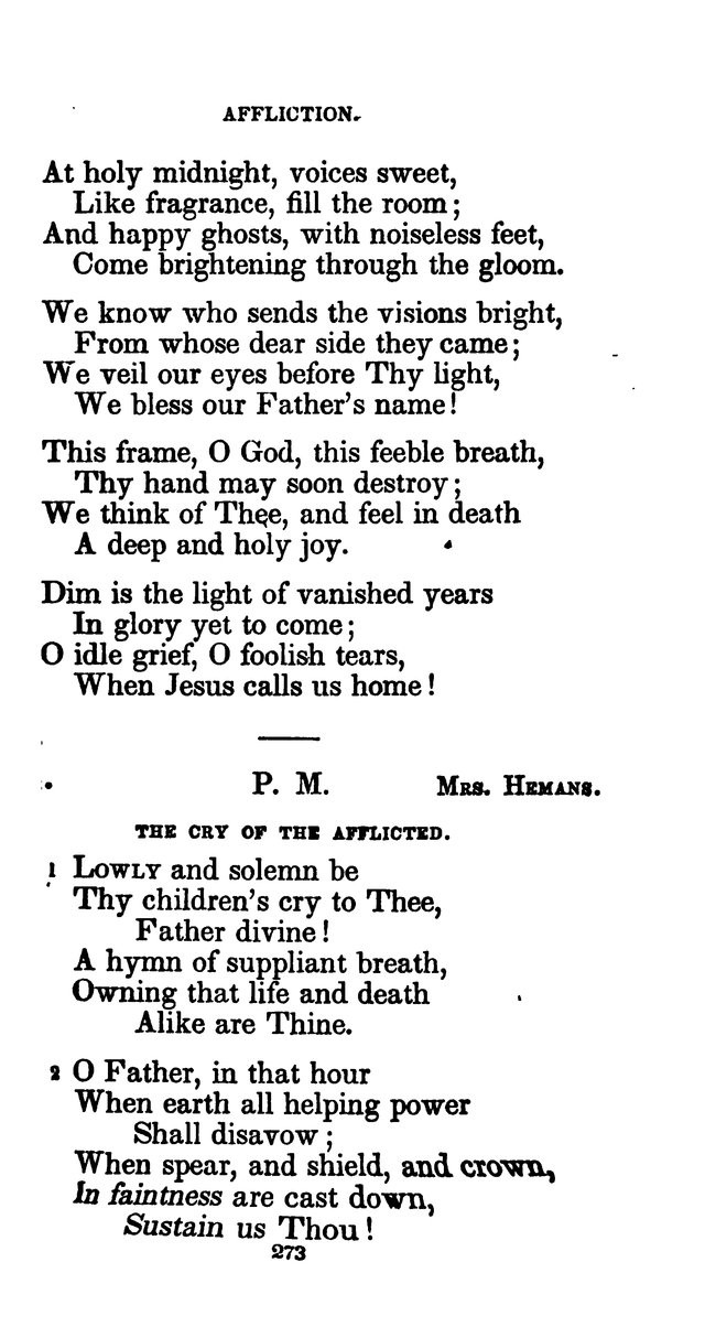A Book of Hymns for Public and Private Devotion. (10th ed.) page 279