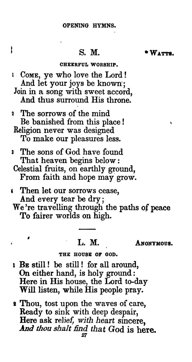 A Book of Hymns for Public and Private Devotion. (10th ed.) page 33