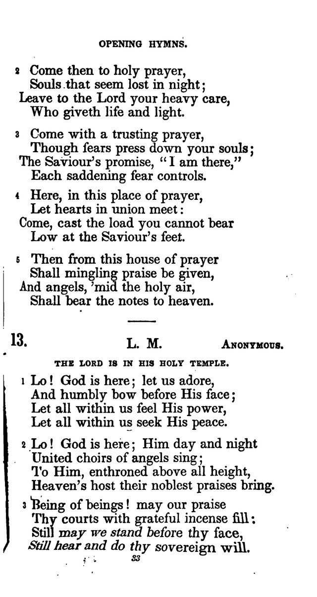 A Book of Hymns for Public and Private Devotion. (10th ed.) page 39