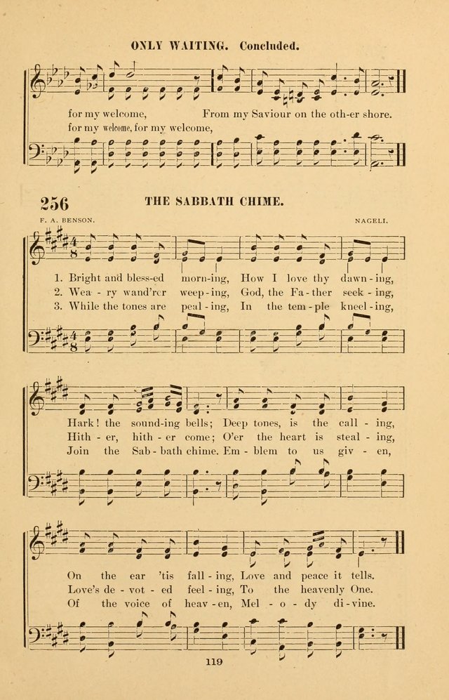 The Brethren Hymnody: with tunes for the sanctuary, Sunday-school, prayer meeting and home circle page 119