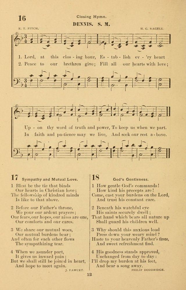 The Brethren Hymnody: with tunes for the sanctuary, Sunday-school, prayer meeting and home circle page 12