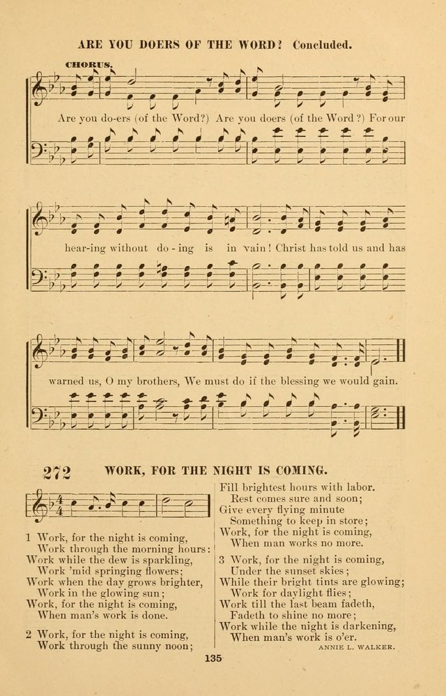 The Brethren Hymnody: with tunes for the sanctuary, Sunday-school, prayer meeting and home circle page 135