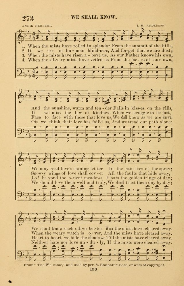 The Brethren Hymnody: with tunes for the sanctuary, Sunday-school, prayer meeting and home circle page 136