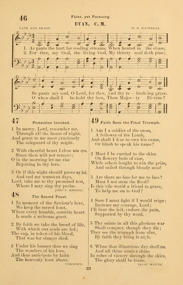The Brethren Hymnody: with tunes for the sanctuary, Sunday-school, prayer meeting and home circle page 23