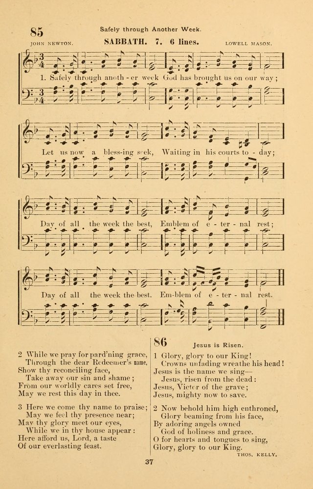 The Brethren Hymnody: with tunes for the sanctuary, Sunday-school, prayer meeting and home circle page 37