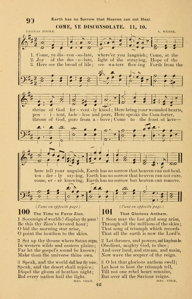 The Brethren Hymnody: with tunes for the sanctuary, Sunday-school, prayer meeting and home circle page 42