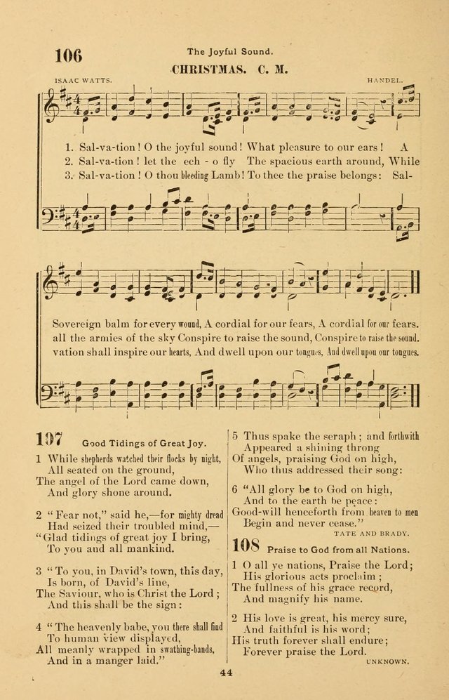 The Brethren Hymnody: with tunes for the sanctuary, Sunday-school, prayer meeting and home circle page 44