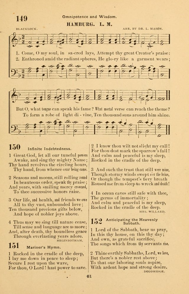 The Brethren Hymnody: with tunes for the sanctuary, Sunday-school, prayer meeting and home circle page 61