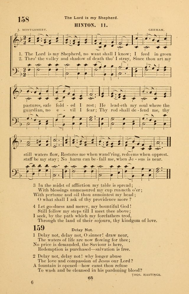 The Brethren Hymnody: with tunes for the sanctuary, Sunday-school, prayer meeting and home circle page 65