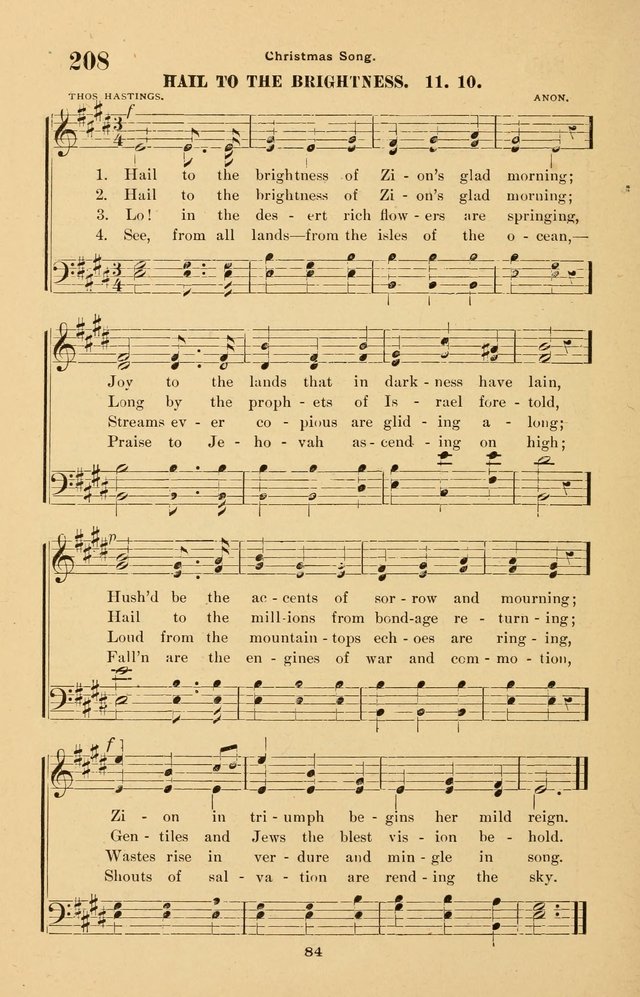 The Brethren Hymnody: with tunes for the sanctuary, Sunday-school, prayer meeting and home circle page 84