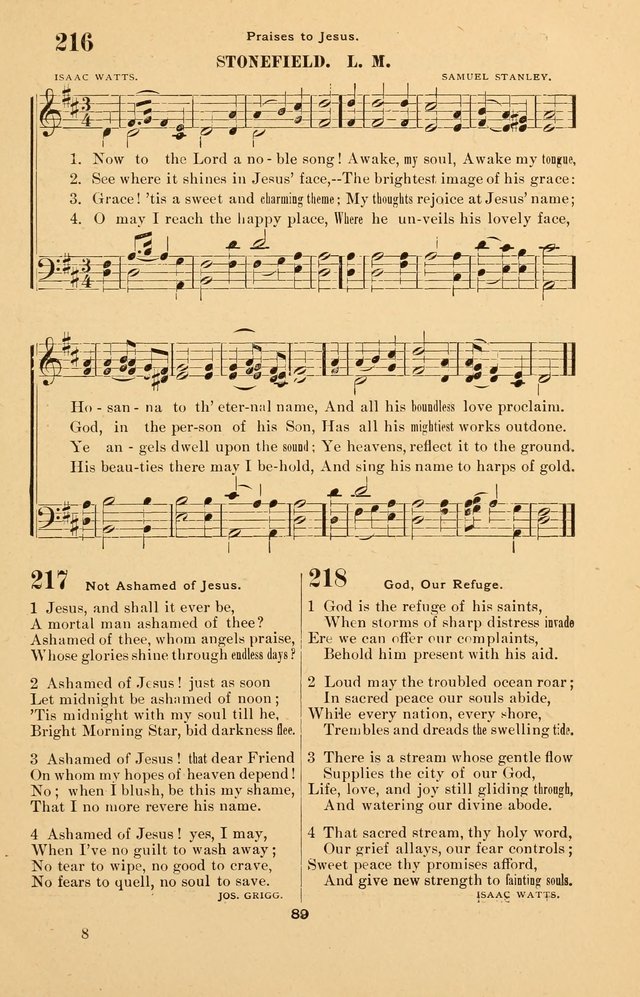 The Brethren Hymnody: with tunes for the sanctuary, Sunday-school, prayer meeting and home circle page 89