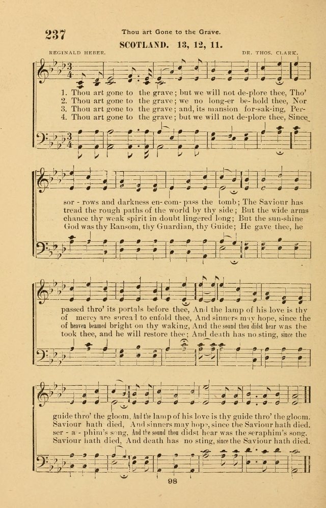 The Brethren Hymnody: with tunes for the sanctuary, Sunday-school, prayer meeting and home circle page 98