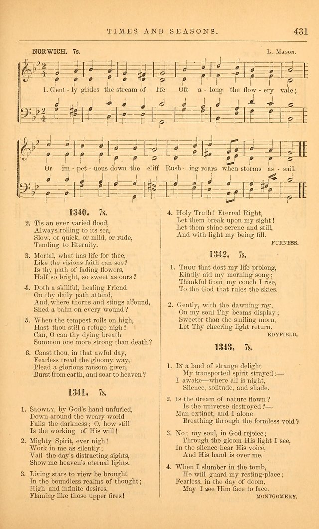 The Baptist Hymn and Tune Book: being "The Plymouth Collection" enlarged and adapted to the use of Baptist churches page 485