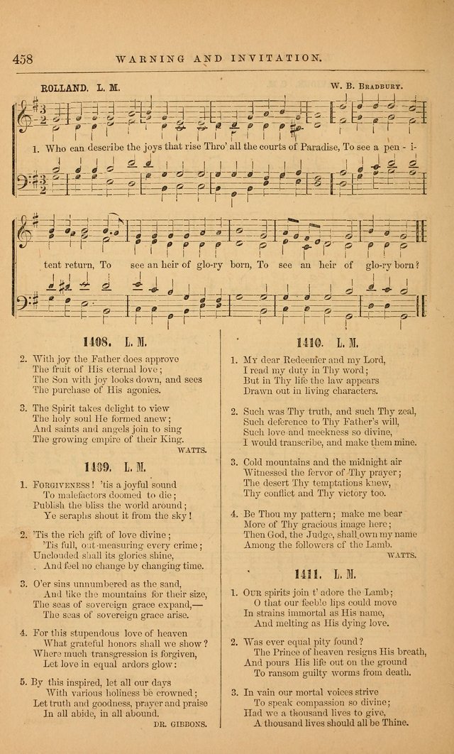 The Baptist Hymn and Tune Book: being "The Plymouth Collection" enlarged and adapted to the use of Baptist churches page 512
