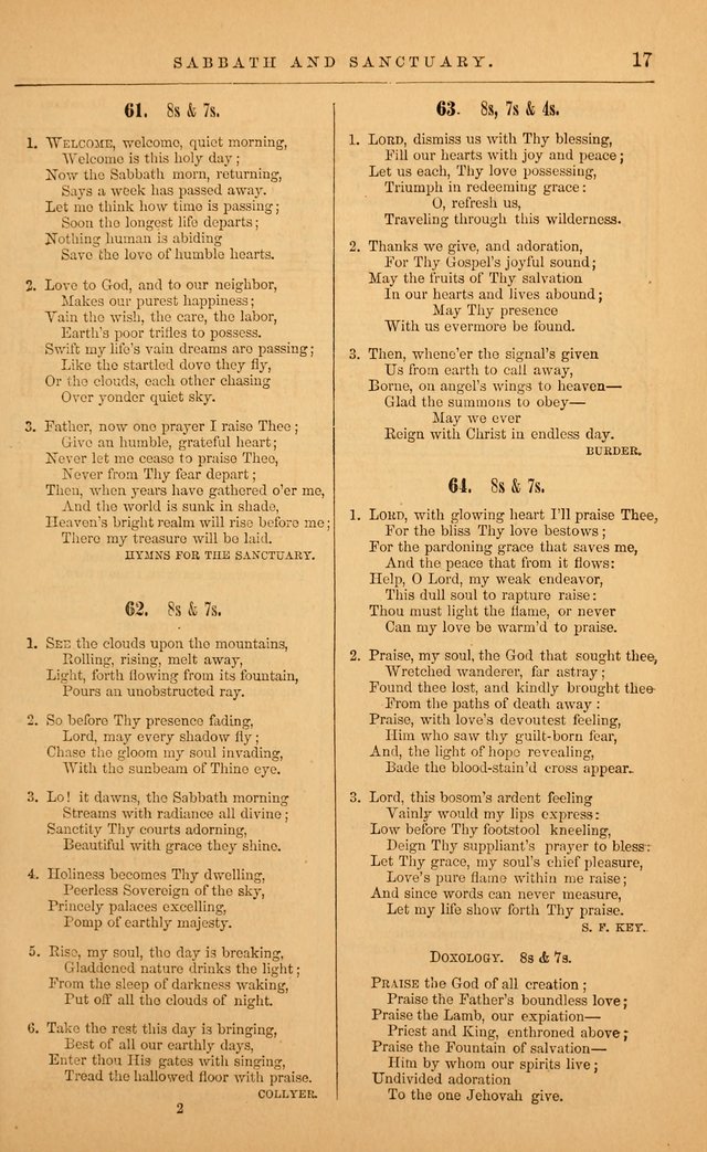 The Baptist Hymn and Tune Book: being "The Plymouth Collection" enlarged and adapted to the use of Baptist churches page 69