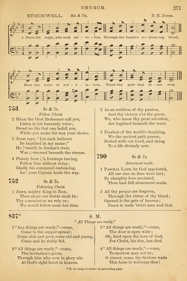 The Baptist Hymn and Tune Book, for Public Worship page 280