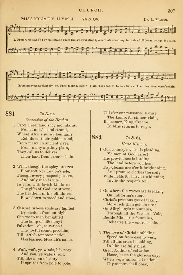 The Baptist Hymn and Tune Book, for Public Worship page 316