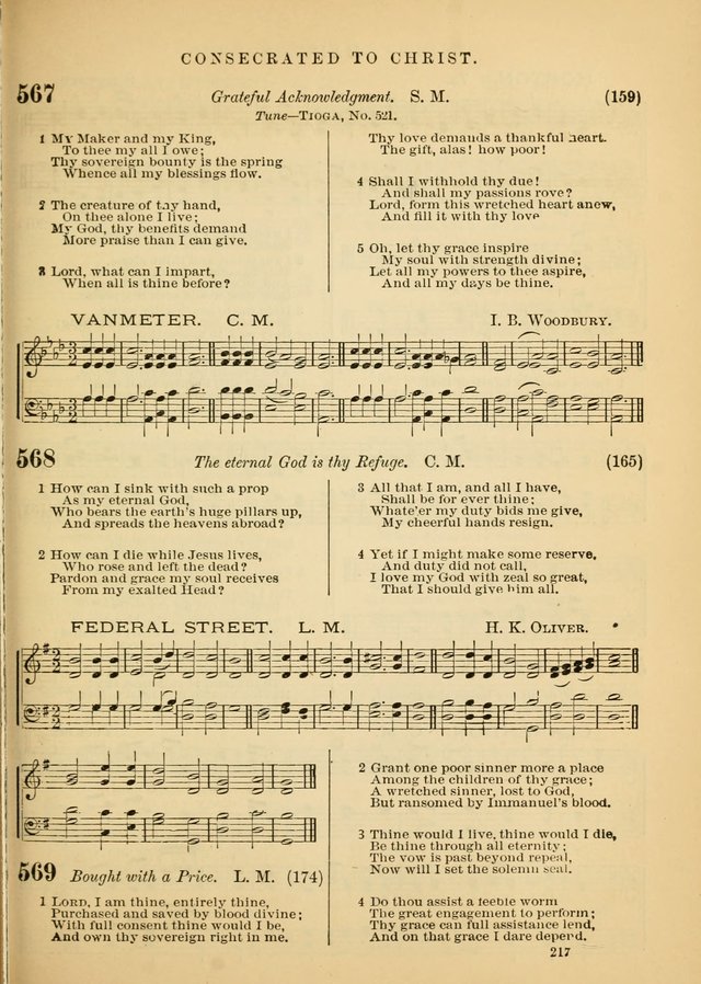 The Baptist Hymn and Tune Book for Public Worship page 215