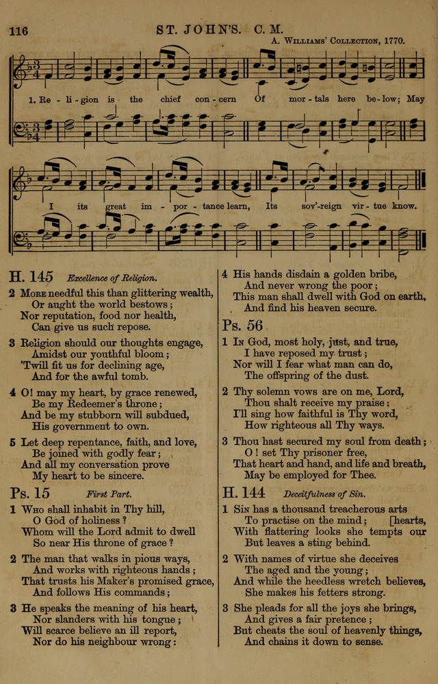 Book of Hymns and Tunes, comprising the psalms and hymns for the worship of God, approved by the general assembly of 1866, arranged with appropriate tunes... by authority of the assembly of 1873 page 112