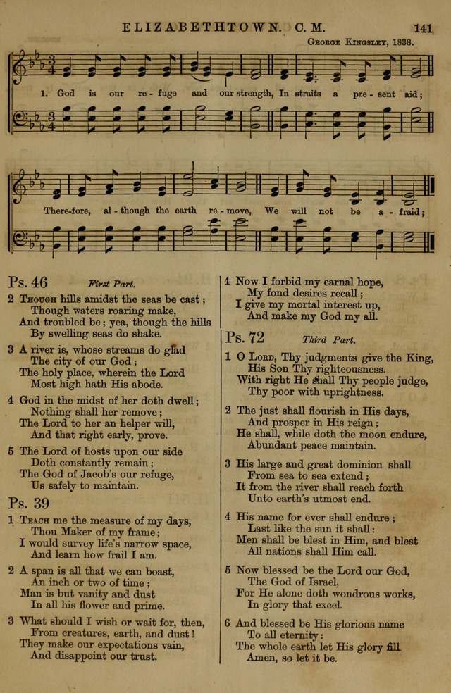 Book of Hymns and Tunes, comprising the psalms and hymns for the worship of God, approved by the general assembly of 1866, arranged with appropriate tunes... by authority of the assembly of 1873 page 137