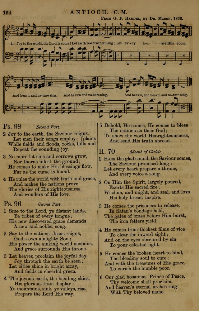 Book of Hymns and Tunes, comprising the psalms and hymns for the worship of God, approved by the general assembly of 1866, arranged with appropriate tunes... by authority of the assembly of 1873 page 150
