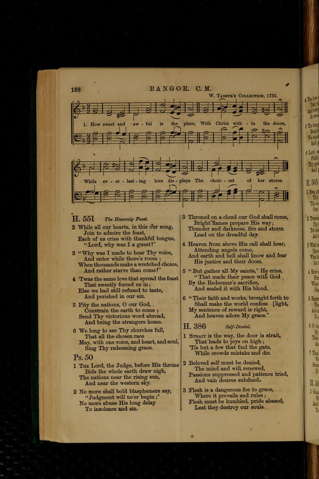 Book of Hymns and Tunes, comprising the psalms and hymns for the worship of God, approved by the general assembly of 1866, arranged with appropriate tunes... by authority of the assembly of 1873 page 166