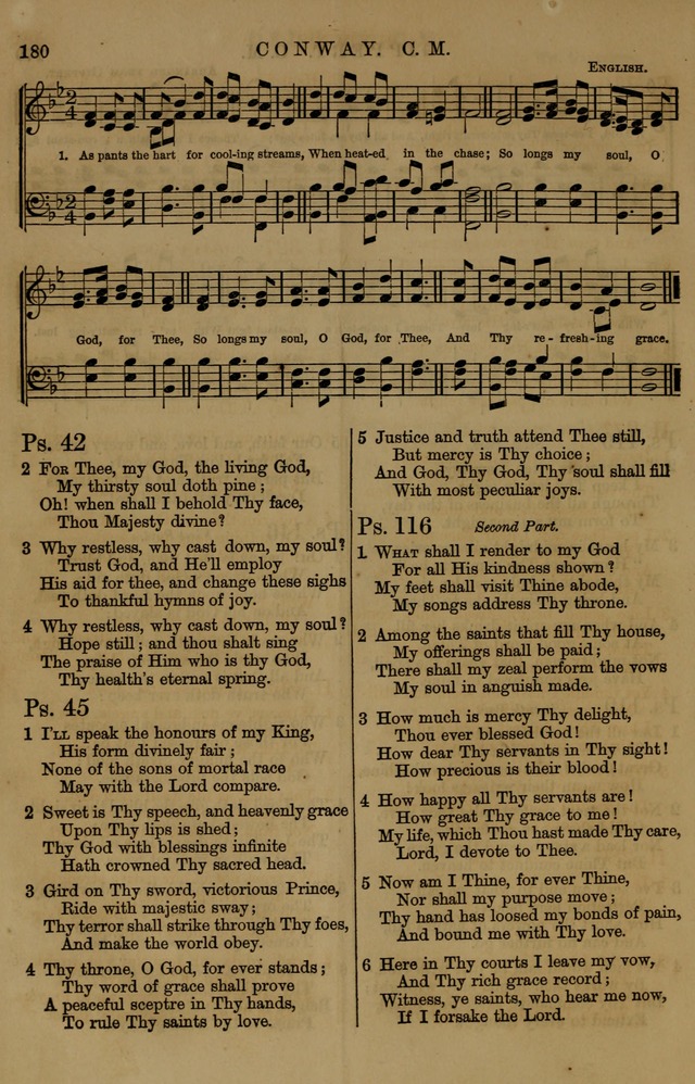 Book of Hymns and Tunes, comprising the psalms and hymns for the worship of God, approved by the general assembly of 1866, arranged with appropriate tunes... by authority of the assembly of 1873 page 178