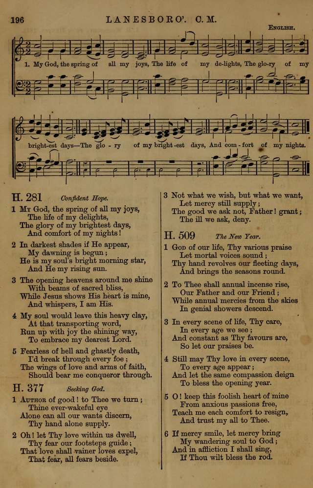 Book of Hymns and Tunes, comprising the psalms and hymns for the worship of God, approved by the general assembly of 1866, arranged with appropriate tunes... by authority of the assembly of 1873 page 194