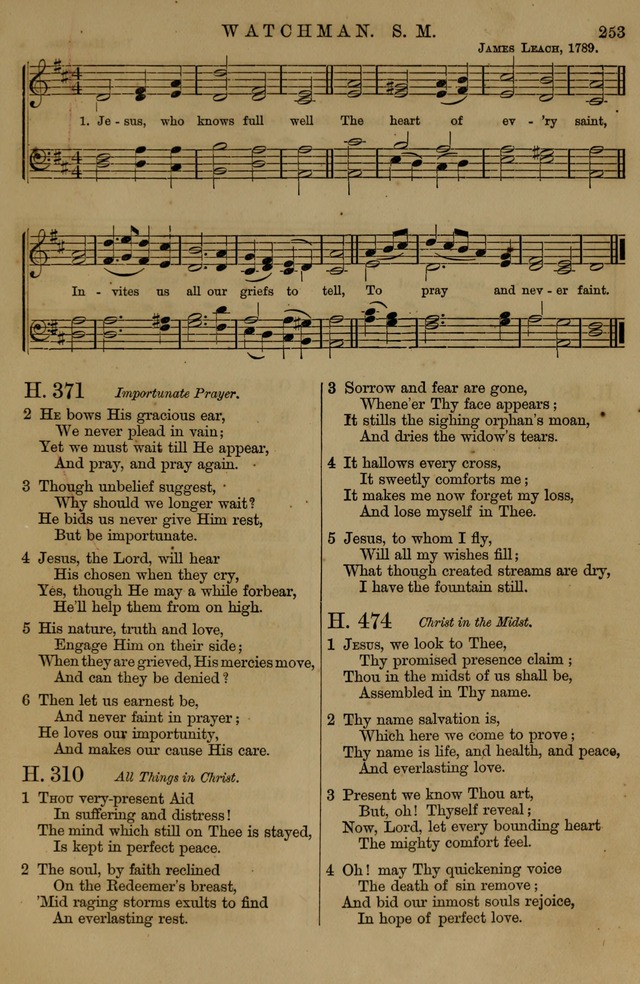 Book of Hymns and Tunes, comprising the psalms and hymns for the worship of God, approved by the general assembly of 1866, arranged with appropriate tunes... by authority of the assembly of 1873 page 251