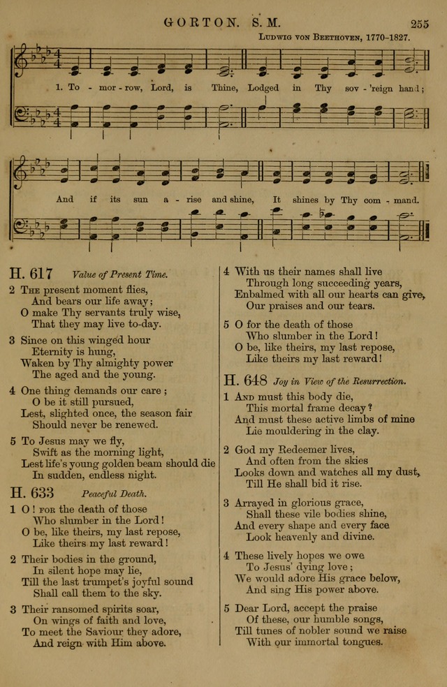 Book of Hymns and Tunes, comprising the psalms and hymns for the worship of God, approved by the general assembly of 1866, arranged with appropriate tunes... by authority of the assembly of 1873 page 253