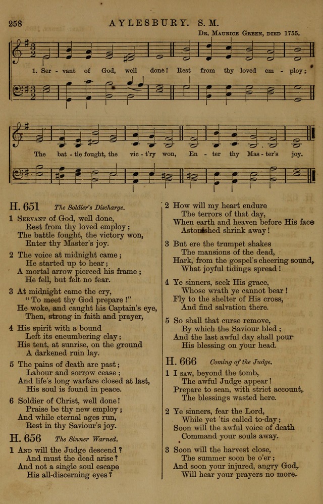 Book of Hymns and Tunes, comprising the psalms and hymns for the worship of God, approved by the general assembly of 1866, arranged with appropriate tunes... by authority of the assembly of 1873 page 256