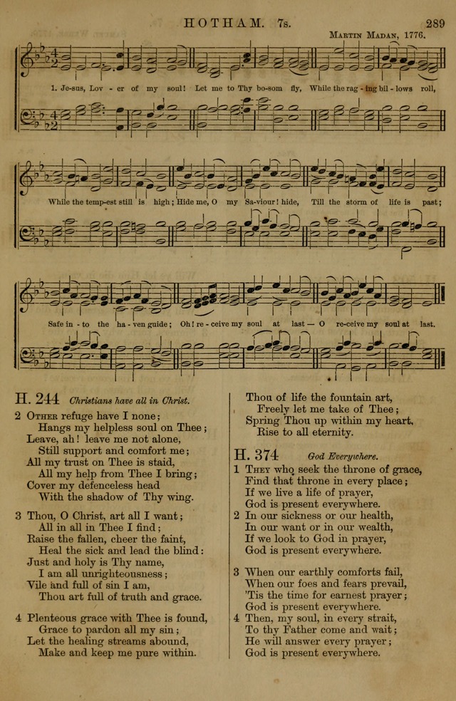 Book of Hymns and Tunes, comprising the psalms and hymns for the worship of God, approved by the general assembly of 1866, arranged with appropriate tunes... by authority of the assembly of 1873 page 287