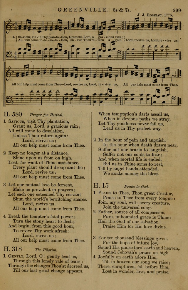 Book of Hymns and Tunes, comprising the psalms and hymns for the worship of God, approved by the general assembly of 1866, arranged with appropriate tunes... by authority of the assembly of 1873 page 297