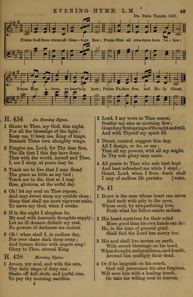 Book of Hymns and Tunes, comprising the psalms and hymns for the worship of God, approved by the general assembly of 1866, arranged with appropriate tunes... by authority of the assembly of 1873 page 45