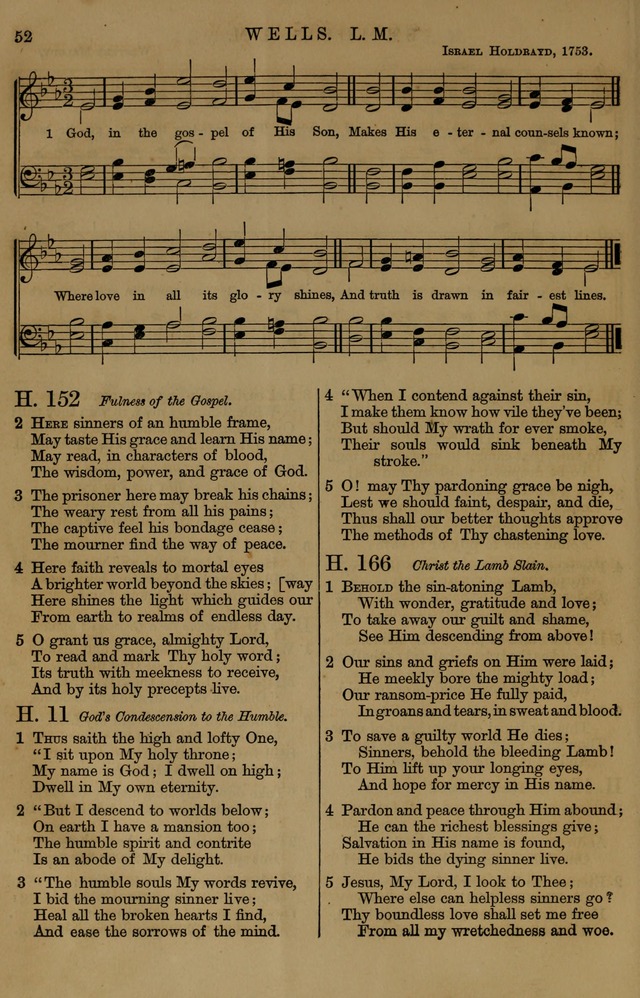 Book of Hymns and Tunes, comprising the psalms and hymns for the worship of God, approved by the general assembly of 1866, arranged with appropriate tunes... by authority of the assembly of 1873 page 48