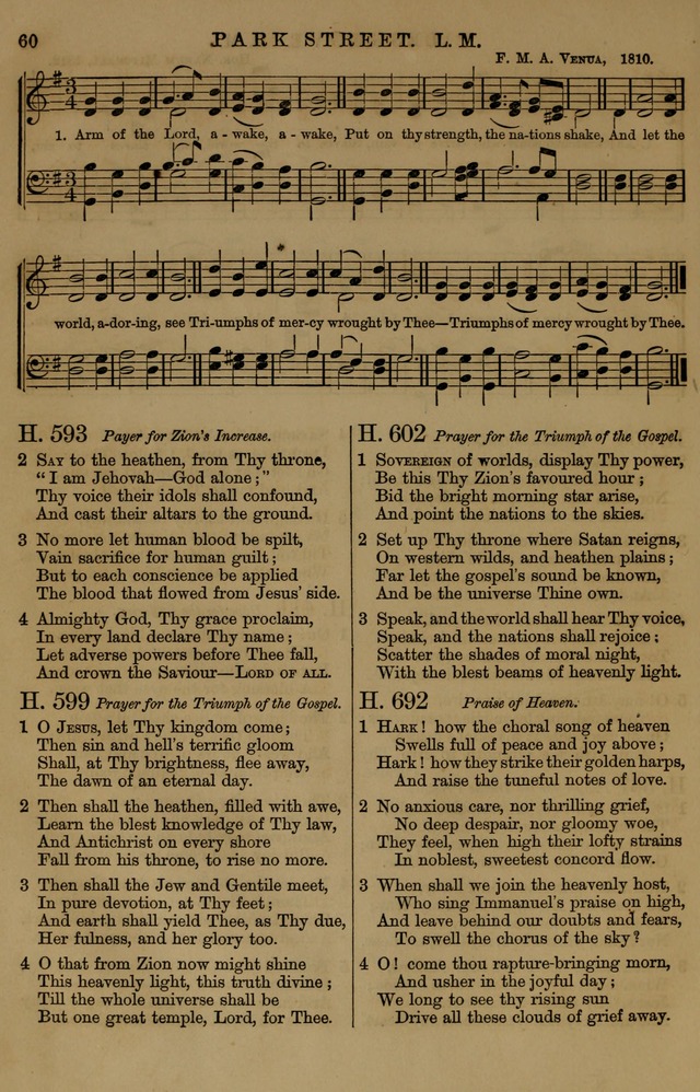 Book of Hymns and Tunes, comprising the psalms and hymns for the worship of God, approved by the general assembly of 1866, arranged with appropriate tunes... by authority of the assembly of 1873 page 56