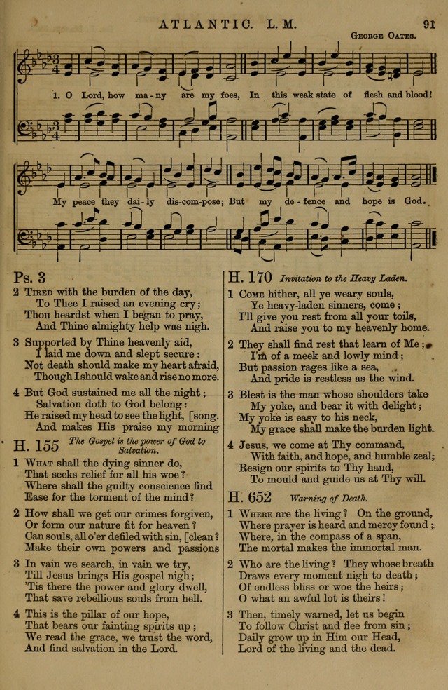 Book of Hymns and Tunes, comprising the psalms and hymns for the worship of God, approved by the general assembly of 1866, arranged with appropriate tunes... by authority of the assembly of 1873 page 87