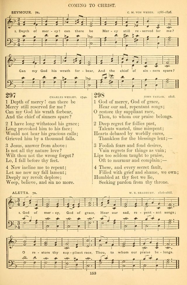 The Baptist Hymnal, for Use in the Church and Home page 166