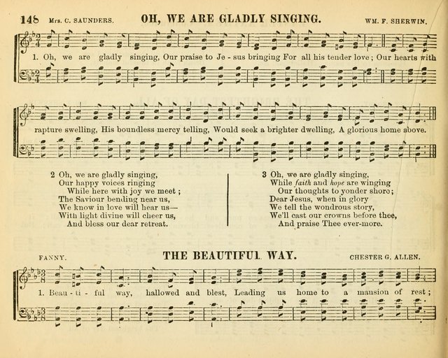 Bright Jewels for the Sunday School: a new collection of Sunday School songs written expressly for this work, many of which are the latest compositions of William B. Bradbury... page 155