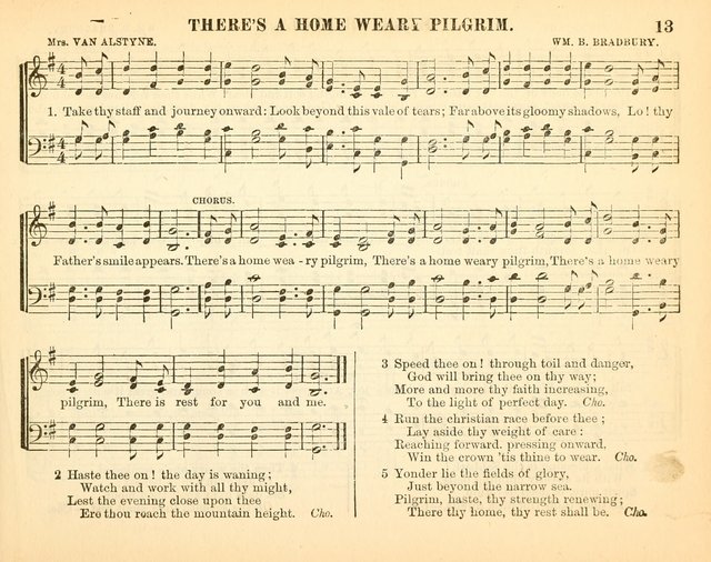 Bright Jewels for the Sunday School: a new collection of Sunday School songs written expressly for this work, many of which are the latest compositions of William B. Bradbury... page 18