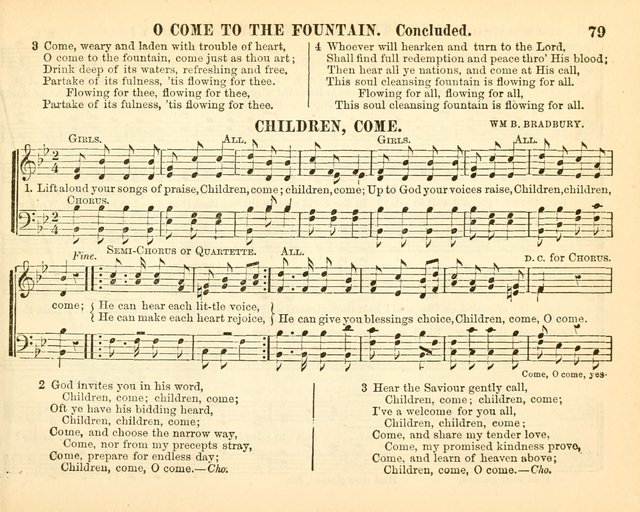 Bright Jewels for the Sunday School: a new collection of Sunday School songs written expressly for this work, many of which are the latest compositions of William B. Bradbury... page 84