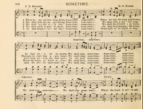 The Beacon Light: a collection of Hymns and Tunes for Sunday School page 28