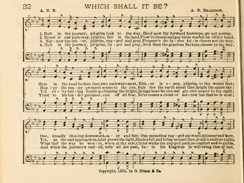 The Beacon Light: a collection of Hymns and Tunes for Sunday School page 32