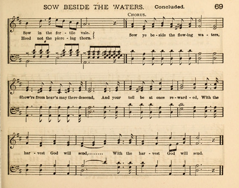 The Beacon Light: a collection of Hymns and Tunes for Sunday School page 69