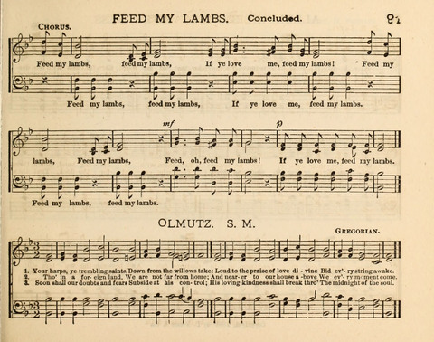The Beacon Light: a collection of Hymns and Tunes for Sunday School page 91