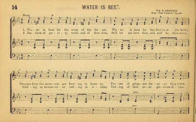 Bugle Notes for the Temperance Army: a collection of songs, quartettes, and glees, adapted to the use of all temperance gatherings, glee clubs, etc. ... page 15
